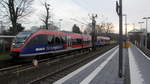 Die Euregiobahn (RB20) kommt aus Düren,Stolberg-Altstadt nach Alsdorf,Stolberg-Rheinland-Hbf und kommt aus Richtung Aachen-West,Laurensberg,Richterich und hält in Kohlscheid und fährt