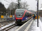 Ein Nachschuss von der Euregiobahn (RB20) kammen aus Alsdorf-Annapark nach Stolberg-Altstadt,Langerwehe und kammen die Kohlscheider-Rampe hoch aus Richtung Herzogenrath und hilten in Kohlscheid und