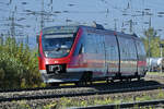Der Dieseltriebzug 643 546 war Anfang September 2021 in Koblenz-Lützel unterwegs.