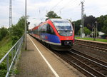 Zwei Euregiobahn (RB20) aus Stolberg-Rheinland-Hbf nach Stolberg-Altstadt,Düren und kammen die Kohlscheider-Rampe hoch aus Richtung Herzogenrath und halten in Kohlscheid und fahren in Richtung