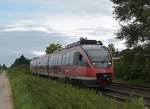 Blick in die Vergangenheit, auf den 644 531 der als RB 38 von Kapellen nach Grevenbroich fuhr. 17.8.2017