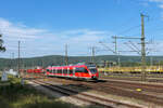 Brenzbahn 644 041 leer am 25.08.2021 in Saalfeld. 
