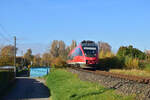 644 007 fährt als RB43 von Dorsten nach Dortmund durch Gelsenkirchen. Hier in Gelsenkirchen am Bahnübergang Uechingstraße.

Gelsenkirchen 08.11.2025