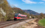 644 039 als RB 17272 (Waldshut - Basel Bad Bf) bei Schwörstadt 20.3.26