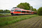 18.05.2026 Zwischen Ochtrup und Gronau fuhr der Talent 644 556 an der Gasverdichtungsstation vorbei 