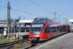 KBS 730 Basel-Waldshut-Schaffhausen-Singen: 644 041/541, RB30 17249 Basel-Waldshut, Basel Bad. Bf., 2. April 2026.