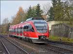 Talent 644 533-2 wartete am Morgen des 08.11.08 auf seine Tagesaufgaben im Bahnhof von Gerolstein.