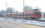 Talent 644 521 von Kln nach Euskirchen, bei Derkum am 08.01.2010