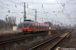 644 057/557 BW Kln-Deutzerfeld auf Dienstfahrt in Priort in Richtung Golm unterwegs.