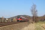 644 005 + 644 516 als RE 11421 (Köln Hbf - Trier Hbf) bei Mechernich am 08.03.14