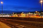 BR 644 nachts im Bf Euskirchen - 24.02.2014