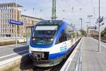 VT 3.01 der Eurobahn erreicht als RB 67 aus Rahden am 04.04.2014 seine Endstation Münster (Westf.) Hbf.