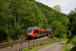 644 022 + 644 062 als RE 22 (Köln Messe-Deutz - Trier Hbf) bei Speicher am Friedrich-Wilhelm-Tunnel am 26.05.14