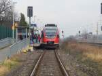 AUge in Auge schaut 644 517 den Fotografen in die Linse. Und nein der Fotograf weis was er hier tut. Denn Aufgrund einer 1-2 stündingen Streckensperrung zwischen Holzheim und Grevenbroich war der Bahnübergang hinterm Fotografen geöffnet wodurch dieses Foto legal machbar war. 

Holzheim 19.01.2015