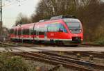 644 516 bei der Einfahrt als Pendel Neuss - Grevenbroich am 16.1.215