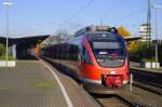 644 002 und 023 als RB 38 Düsseldorf - Bedburg - Köln bei der Ausfahrt aus Neuss Hbf (29.10.15).