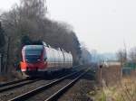 644 007 und 644 012 kamen am 10.3.16 als RB38 nach Düsseldorf in kapellen eingefahren.

Kapellen 10.03.2016