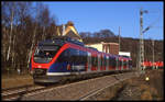 Am 9.12.2001 fuhr die Euregiobahn in Form des VT 644016 um 12.21 Uhr in Stolberg ab.
