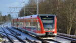 DB Regio AG- Region Nordost mit der BR 646 als Doppelgespann als RE66 nach Berlin-Gesundbrunnen am 20.01.22 Berlin-Buch.