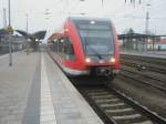 Hier 646 007-5 als RE3 nach Schwedt/Oder Hbf., dieser Zug stand am 4.12.2009 in Angermnde.