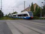 Doppeltraktion der BR646 der UBB als RB 24322 auf ihrem Weg von Ahlbeck/Grenze nach Stralsund.