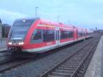 Hier 646 021-6 und 646 025-7 als RE6 von Wittenberge nach Berlin-Spandau, dieser Zug stand am 27.3.2009 in Neuruppin West.