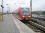 Hier 646 007-5 als RE3 nach Angermnde, bei der Einfahrt am 10.12.2009 in Angermnde.