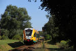 ODEG VT 646 042 // Rathenow (BÜ Gustav-Freytag-Straße) // 24. Juli 2019