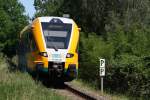 VT 646.040 der ODEG auf der Linie Rathenow-Brandenburg an der Havel am 25.