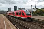 648 001-5 erreicht am 18.8.2017 als RB53 (RB14628)  Ardey-Bahn  von Iserlohn den Dortmunder Hauptbahnhof.