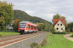 648 308 als RB Neuhaus (Pegnitz)-Nürnberg am 10.10.2019 in Hohenstadt (Mittelfranken).