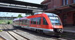 DB Regio AG - Region Nordost Neuruppin mit ihrer  648 112   Name:   Wittstock/Dosse  (NVR:  95 80 0648 112-0 D-DB ) überraschend auf Dienstfahrt am 11.07.23 Durchfahrt Bahnhof Hamburg-Harburg.