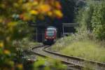 Herbststimmung im  Dschungelbahnhof  Ldenscheid (Sept.2007)