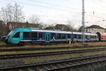 648 105 NAH.SH Lint stand am 14.12.2025 im Rostocker Hbf. 