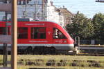 648 303 (Schnaittachtal) der Mittelfrankenbahn verlässt den Nürnberger HBF in Richtung Norden.