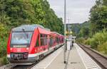 648 815 fuhr am 17.9.24 in Vorra auf Gleis 2 nach N�rnberg ab.