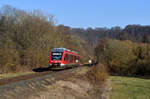 DB 648 709 als RB 14170 Nordhausen - Bodenfelde am 05.03.2026 kurz vor Walkenried. 