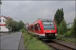 Das  typische  Sauerlnder Wetter ist wieder da, als 648 614 bei Horlecke als RB54 (RB 29453)  Hnnetalbahn  von Frndenberg nach Neuenrade unterwegs ist.