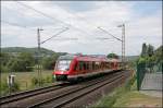 Auf Umwegen zum Ziel: Ein unbekannter 648er und der 648 614 sind bei Wetter(Ruhr) als RE57, (RE RE 29559)  Dortmund-SAUERLAND-Express ) auf dem Weg nach Winterberg.