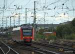 Ein LINT 41 der DB kommt am 30.07.09 als RB 21959 aus Kiel Hbf in den Zielbahnhof Neumnster gefahren.