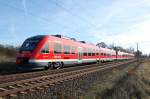 648 844 bei Testfahrt am 19.11.2009 kurz vor berquerung des Mittellandkanals bei Peine