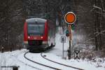 Winter im Sauerland   -   Regionalbahn Ldenscheid - Dortmund im Volmetal
(5.1.2010)