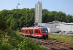 648 xxx als RB 14223 Holzminden - Bad Harzburg, am 03.06.2011 kurz vor dem Bahnhof Stadtoldendorf