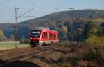 648 256 als RB 14212 Bad Harzburg - Gttingen am 22.10.2011 bei Einbeck-Salzderhelden