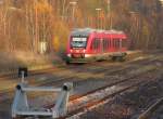 Am 03.12.2013 erreicht 648 116 mit dem RE57 auf dem Weg nach Dortmund den Bahnhof Arnsberg.