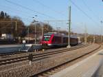 648 205 ist gerade als RB aus Dillenburg am 12.3.14 in Au Sieg angekommen. 