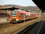 648 602-1 mit RE57 auf dem Weg nach Dortmund am 25.03.07 im Bahnhof Arnsberg