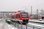 648 109 verlässt den Iserlohner Bahnhof als RB 53 nach Dortmund Hbf.
Aufnahmedatum: 24.01.2015