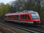 Das kommt in letzter Zeit immer hufiger vor: Eine BR 648 durchfhrt am 8.4.07 den HP Hannover-Kleefeld, sehr wahrscheinlich in Richtung Braunschweig