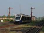 VT 108 der EVB erreicht am 18.05.07 den Bahnhof Cuxhaven.